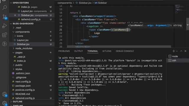 How to Create a Sidebar in Next.js & Tailwind CSS смотреть онлайн