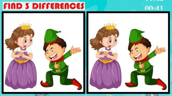 Find 3 Differences Between Two Pictures | Spot the Difference Game | 90 Seconds JP Puzzle No 148