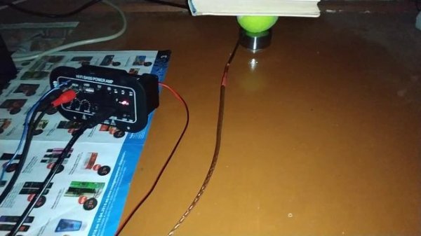 Как будет звучать вибродинамик для соседей снизу? тест через пол