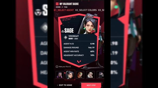 How to make your custom badge in valorant #gaming смотреть онлайн