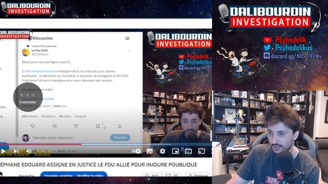 STÉPHANE ÉDOUARD STRIKE LA CHAINE DU FOU ALLIÉ - CE DERNIER EST DÉVASTÉ ÉMOTIONELLEMENT смотреть онлайн