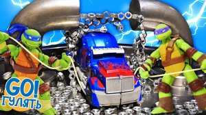 Роботы Трансформеры и Черепашки Ниндзя в Иннопарке - Как провести выходные в Москве - Видео опыты