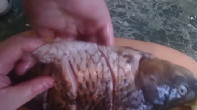 Карп запеченный в духовке видео рецепт смотреть онлайн