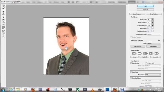 Photoshop CS.5.5 Tutorial Liquify смотреть онлайн