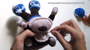 Вязание крючком. Игрушка Обезьяна. Crochet Monkey. Часть 14.