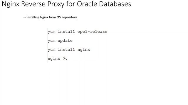 Nginx Reverse Proxy for Oracle Databases смотреть онлайн