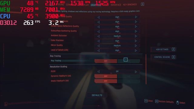 MSI RTX 3050 Overclock Cyberpunk 2077 WQHD 1440p High/RTX Medium DLSS HDR ON смотреть онлайн