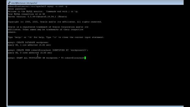 How to Install LAMP Stack and Wordpress on Ubuntu Server 14.04 Linux смотреть онлайн