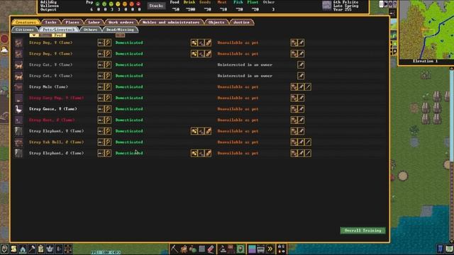 Dwarf Fortress - Quick Tutorial - Animal Husbandry, Butchering, Training, Zones and Gelding. смотреть онлайн
