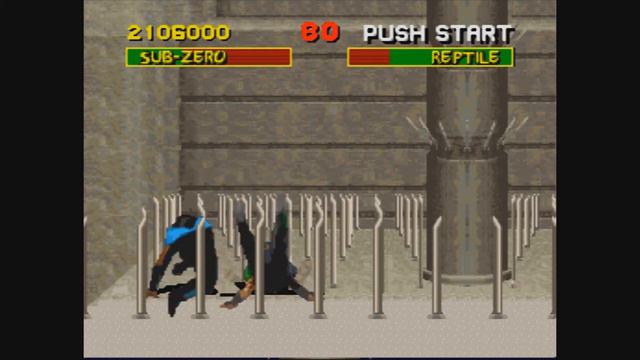 Mortal Kombat 1 de Super NES - Como lutar contra Reptile (How to fight Reptile) смотреть онлайн