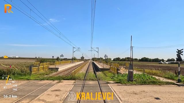 Cab Ride Šid - Belgrade (Serbian Railways) Train Drivers View 4K