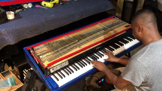 Kris Nicholson Custom Electric Blue Fender Rhodes ( Demo 9 ) Top Off смотреть онлайн