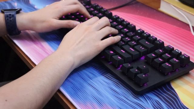 Razer Huntsman Optical Red Switches Typing Test **NO TALKING** смотреть онлайн