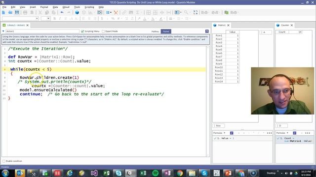 Learn Quantrix Modeler: Quantrix Scripting - Do Until Loop; While Loop #0133 смотреть онлайн