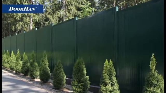 Заборные секции DoorHan смотреть онлайн