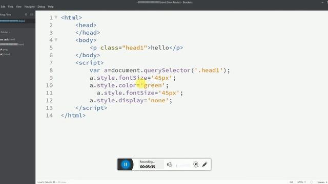 Select Element using js смотреть онлайн
