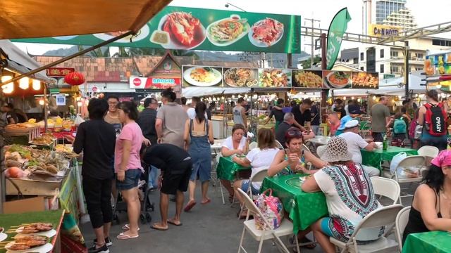 Bangla Road!! Патонг бич!! Едим не дорого на рынке!!!