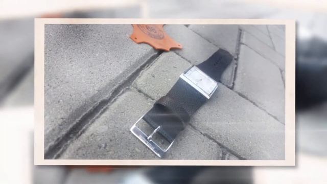 Ремешок для часов Police. Кожаный ремешок для часов своими руками. Making a Handmade Leather men's. смотреть онлайн