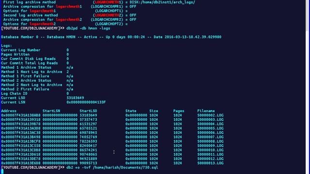 DB2 Tips n Tricks Part 84 - How DB2 is not logging Start Time for Archival of Transaction Log Files смотреть онлайн
