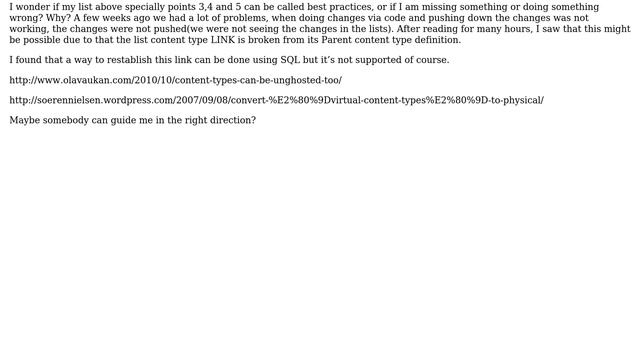 Sharepoint: Content Type Lifecycle management best practices смотреть онлайн