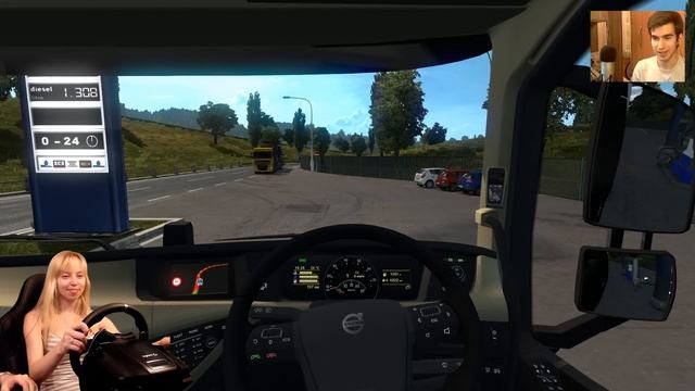 ПРАВЫЙ РУЛЬ - ЛЕВАЯ ПОЛОСА. НАСКОЛЬКО СЛОЖНО? - Euro Truck Simulator 2 (1.36.2.26s) [#231] смотреть онлайн
