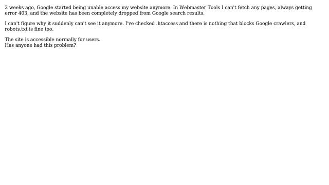 Webmasters: Fetch as Google error 403 (2 Solutions!!) смотреть онлайн