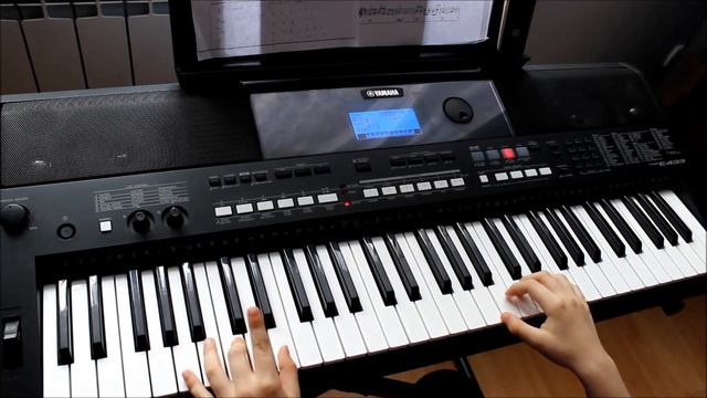 Walc - Fale Dunaju Yamaha PSR E433 смотреть онлайн