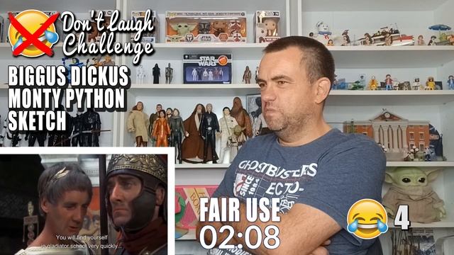 DON'T LAUGH CHALLENGE Biggus Dickus Monty Python Life of Brian-try not to laugh LOL-O-METER REACTIO смотреть онлайн