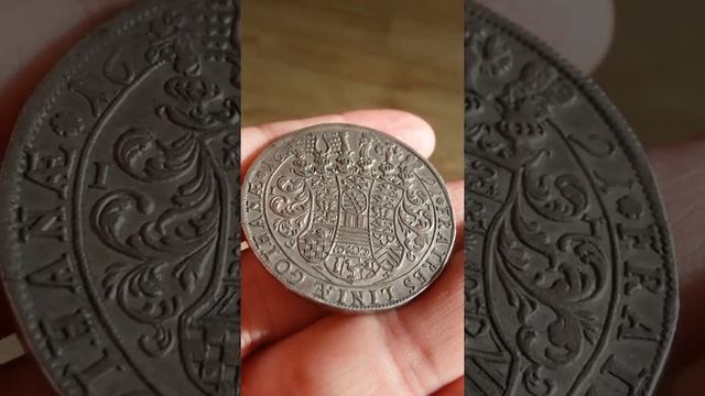 Thaler Sachsen-Gotha-Altenburg 1691 Талер Саксония "Семейный" Редкий! UNC! смотреть онлайн