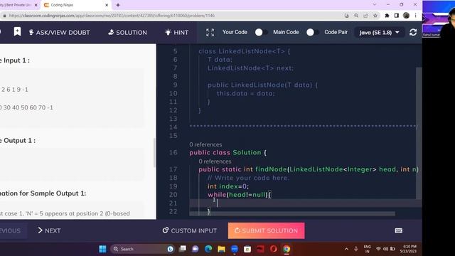Find a Node in Linked List | | LinkedList | | DSA || Easy concept. смотреть онлайн