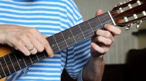 Грустная и простая мелодия на Гитаре | РАЗБОР + ТАБЫ