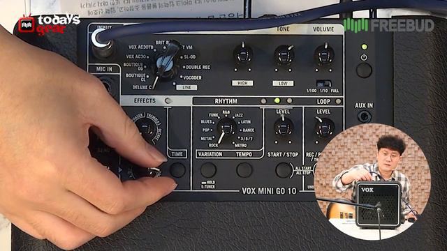 [투데이스기어] 앰프에 연결한 순간 시간가는 줄 모름...VOX 앰프 MINI GO 10 смотреть онлайн