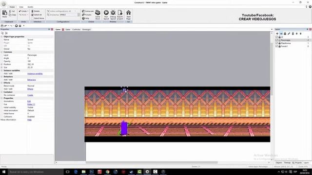 CONSTRUCT 2 TUTORIALES RECOPILATORIO TMNT GAME смотреть онлайн