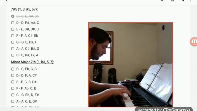 C, D, E, F, G, A, & B Sus4, 7b5, 7#5, Minor Major 7th, Major 7th #5, & Major 7th b5 Chords смотреть онлайн