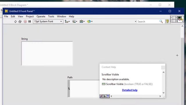 Displaying Scroll Bars of Controls and Indicators in LabVIEW смотреть онлайн