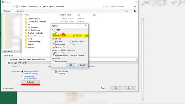 How to Save an Excel File as PDF - Tutorial смотреть онлайн
