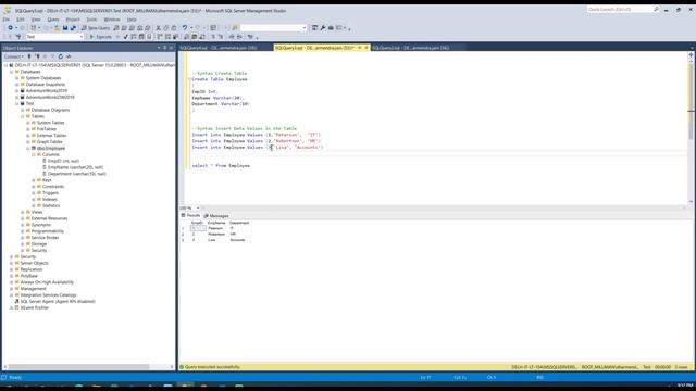 How to Create Tables in Microsoft SQL Server (SQL Server Management Studio) | SQL Server 2019 смотреть онлайн