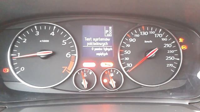 Test zegarów Renault Laguna III 2.0T - Start up смотреть онлайн