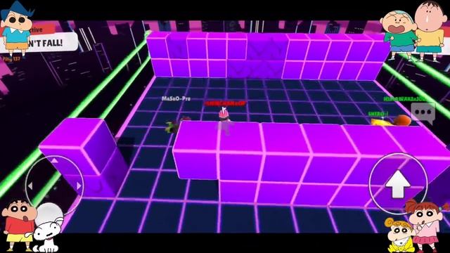 Who is best player in block dash? ? | Shinchan and his friends playing block dash in stumble guys ? смотреть онлайн