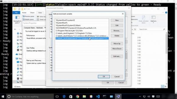 Install ElasticSearch Logstash and Kibana on Windows 10 (ELK Stack) (Elastic Stack)
