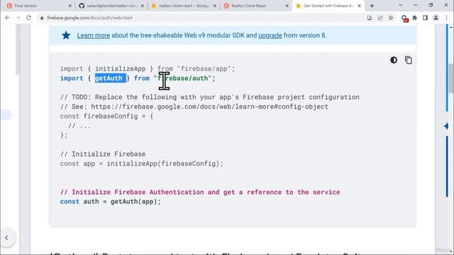 3-2. Install firebase and react-toastify and sign up the user смотреть онлайн