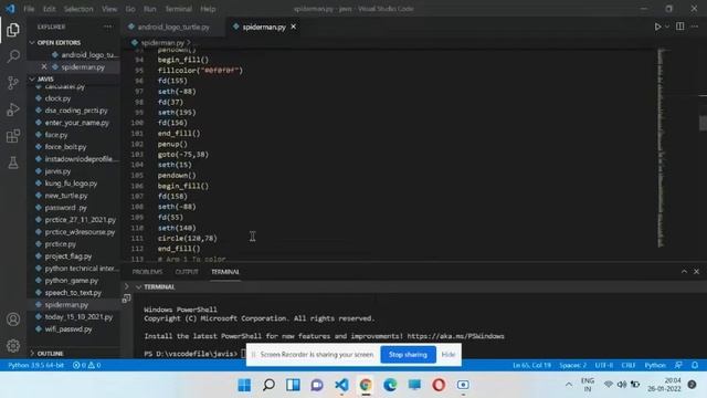 how to cerate spider man use python turtle смотреть онлайн