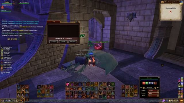 Everquest 2 solo raid The Laboratory of Lord Vyemm смотреть онлайн