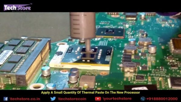 Toshiba Sattelite C850 : how to upgrade the processor from corei3 to corei7 motherboard easy