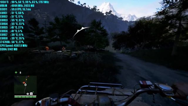 Far Cry 4 GTX 1050 Ti OC | 1080p - 900p - 720p | FRAME-RATE TEST смотреть онлайн
