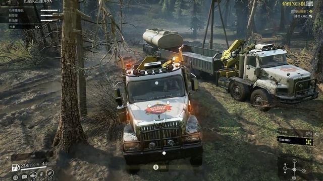 SnowRunner + Taiwan Transport Paystar 5600TS Rescue Western Star 49X @ Grainwoods River смотреть онлайн