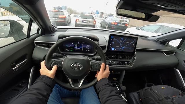 2023 Toyota Corolla Cross Hybrid POV Test Drive | Drive Wave