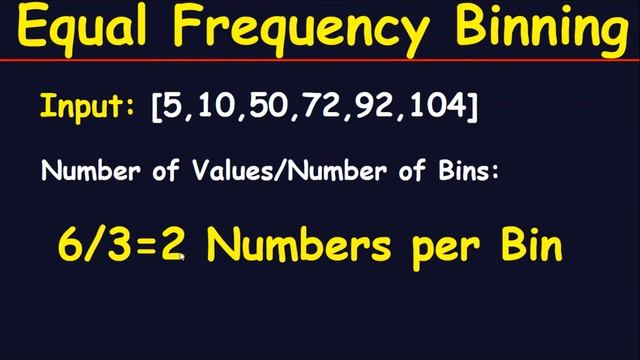 Equal Frequency Binning In Data Mining смотреть онлайн