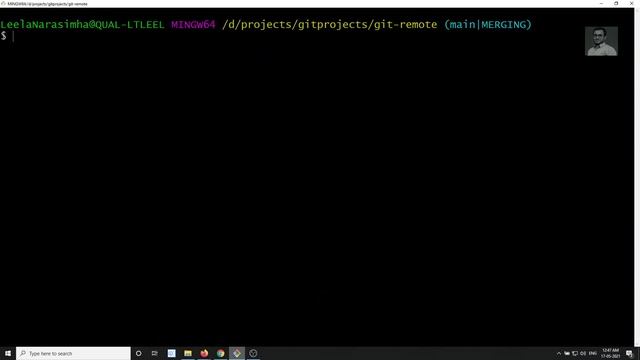 45. Implementation of the git pull. Resolve merge conflicts for the changes from remote repo - GIT смотреть онлайн