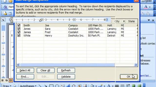 Word 2003 Tutorial Merging Labels 2003 & XP Microsoft Office Training Lesson 23.1 смотреть онлайн